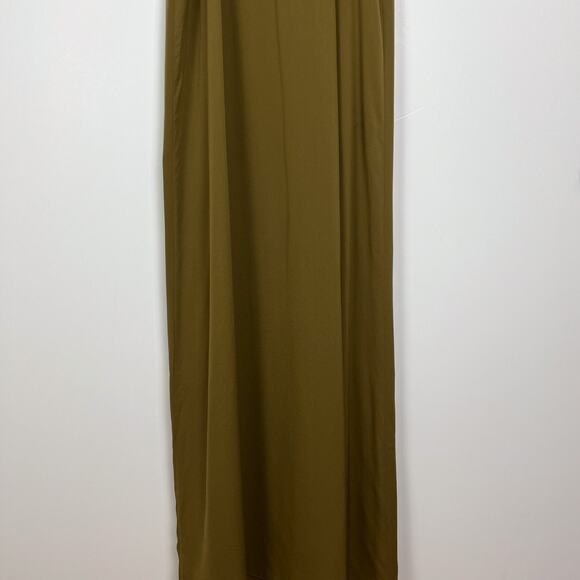 Vince Green 100% Silk Sleeveless Maxi Slip Dress Size Small - Picture 7 of 8